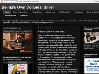 Beinki’s Own Colloidal Silver