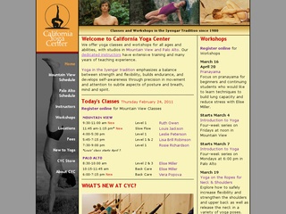 California Yoga Center, Mountain View