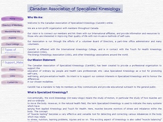 Canadian Association of Specialized Kinesiology