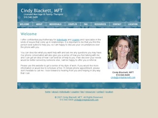 Cindy Blackett, MFT