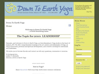 Down to Earth Yoga