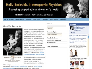Dr. Holly Beckwith, N.D.