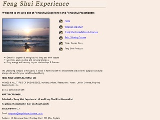 Feng Shui Experience