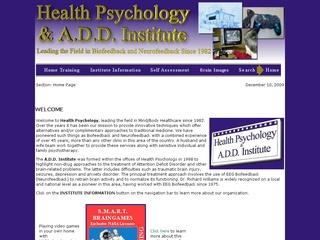 Health Psychology and Medicine, and the A.D.D. Institute
