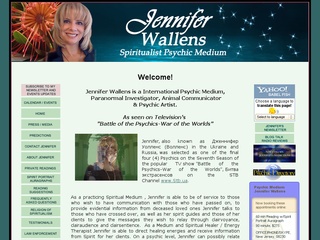 International Psychic Medium Jennifer Wallens as seen on TV’s Battle of the Psychics