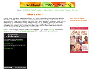 Marla Heller, RD- Transitions Nutrition Consulting