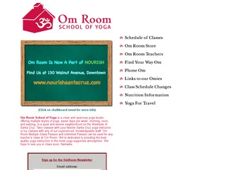 Om Room School of Yoga, Santa Cruz