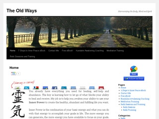 The Old Ways – Reiki and Energy Healing