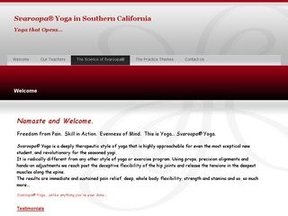 Svaroopa Yoga in Southern California