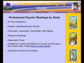Professional Readings By Violet