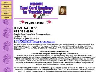 Tarot Card Readings by Psychic Rose