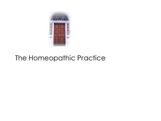 The Homeopathic Practice
