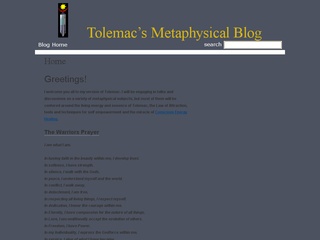Tolemac’s Metaphysical Blog