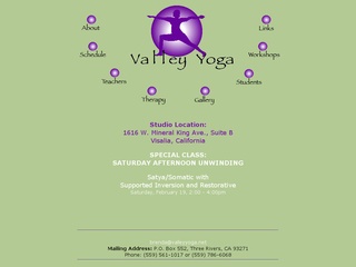 Valley Yoga, Visalia and Porterville