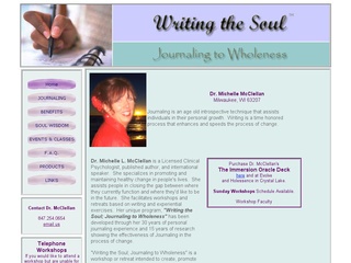 Writing the Soul; Journaling to Wholeness