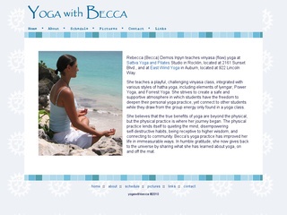 Yoga With Becca, Rocklin